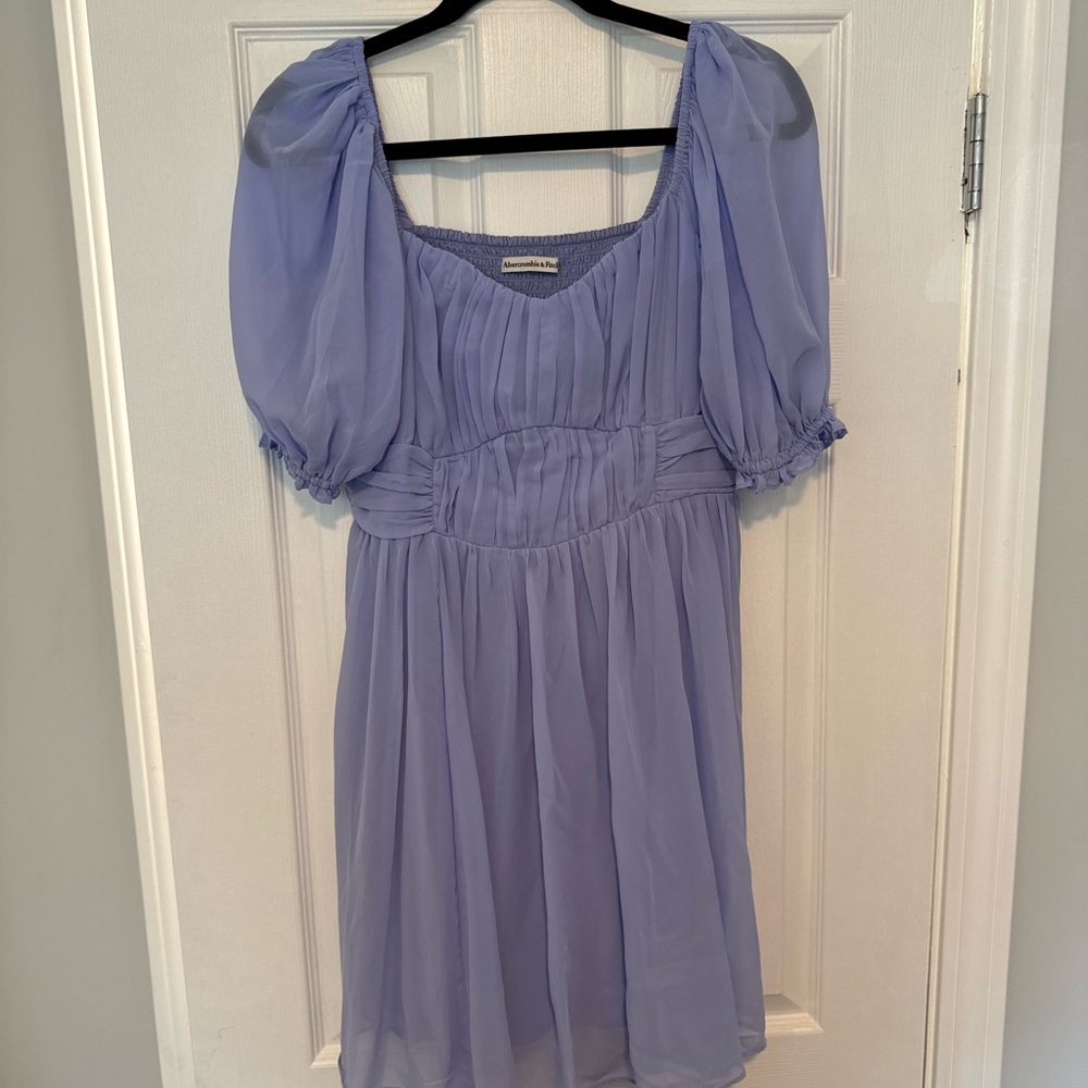Abercrombie & Fitch Light Purple Smocked Dress